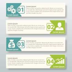 Inforgraphic label design template N2