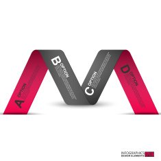 Infographics vector design template N288