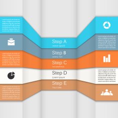 Modern vector template for your business project N235