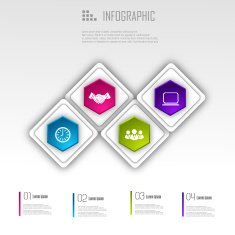 Business infographic design N399