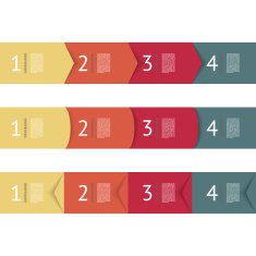Infographics design template Business concept with 4 options N25