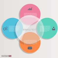 Abstract paper infographic N63