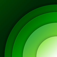 Abstract green paper circles vector background N2