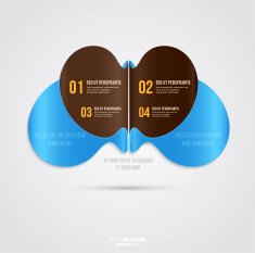 Abstract infographics design N48