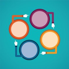 Abstract vector 4 steps infographic template N6