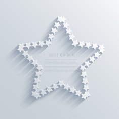 Vector star background design Eps10 N2