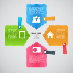Infographic template business vector illustration N104