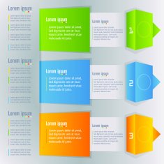 Info graphic Background with Arrows N12