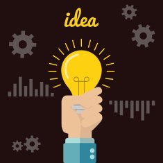 Flat style modern idea innovation light bulb infographic concept N2