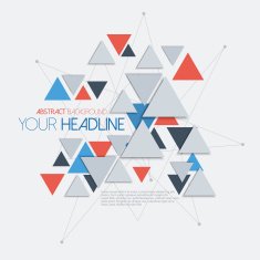Abstract template background with triangle shapes N4