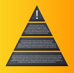 Modern infographic design element