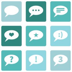Vector Set of Bubbles Icons with Different Concepts N3