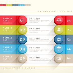 abstract banner infographics N25