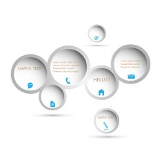 Abstract Web design template N6