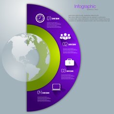 Business infographic design N412