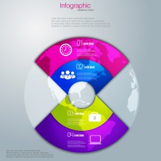 Business infographic design N413