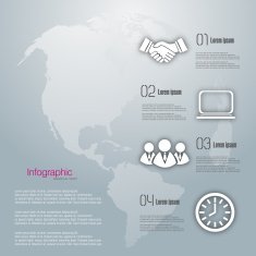 Business infographic design N416