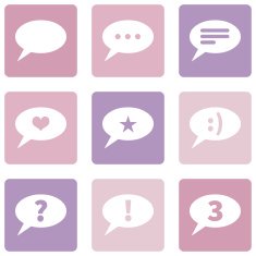 Vector Set of Bubbles Icons with Different Concepts N4