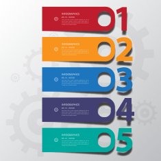 Step nymber Design template Vector illustration N2