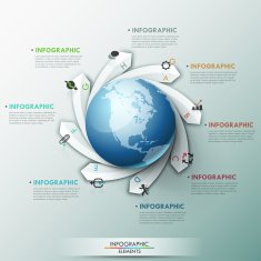 Modern Infographic Options Banner N41