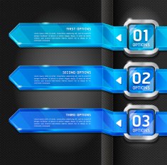 Colorful Buttons infographic template N3 free image download