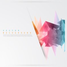 Vector Triangles pattern background N9