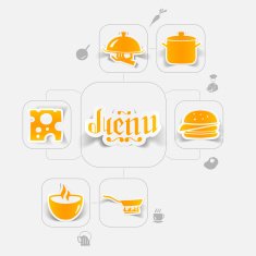 restaurant sticker infographic N10