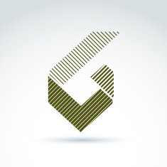 Vector abstract design element with parallel stripes N2