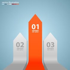 Arrows business growth Vector N4