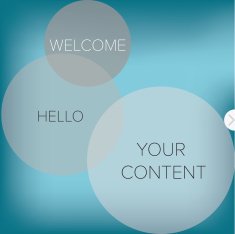Blurred web design template N17