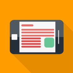 Smartphone Flat design N2
