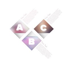Modern Minimal Design Infographic Template with Alphabet N8