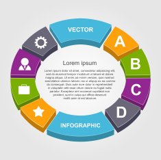 Vector infographic design elements N13