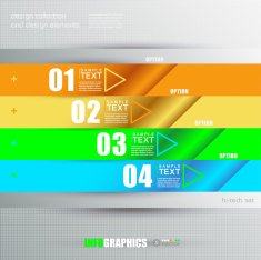 Modern infographic template for business design N44