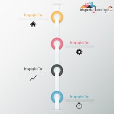 Modern infographics timeline N9