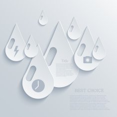 Vector modern drop background Eps 10