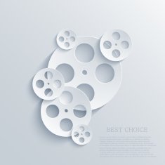 Vector modern film background Eps 10