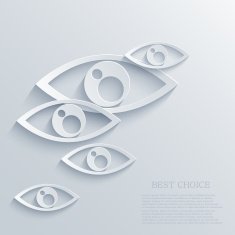 Vector modern eyes background Eps 10