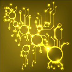 Ðbstract circuit board techno background EPS10 vector N3