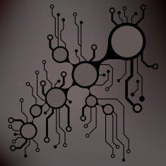 Ðbstract circuit board techno background EPS10 vector N5