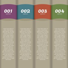 Vintage vertical Banners