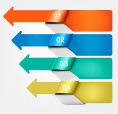 Set of info graphics banners