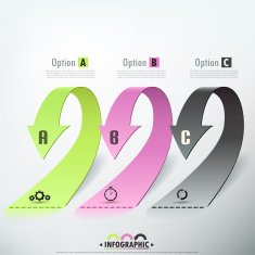 Modern Infographic Options Banner N52