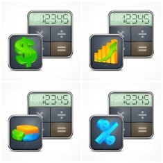 Calculators & finance symbols