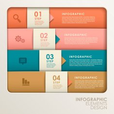 abstract banner infographics N26