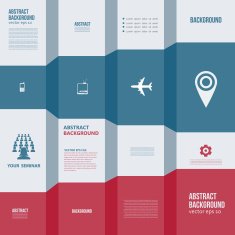 Vector infographics Abstract background card N5