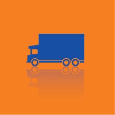 Simple web icon in vector truck