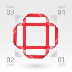 Abstract glass web template