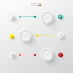 Modern infographics template N81