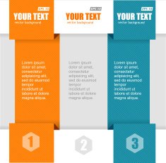 Vector text boxes infographics options banner N9